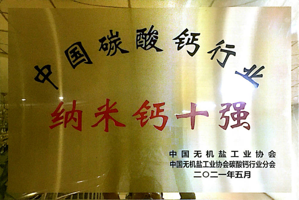 中國(guó)納米鈣十強(qiáng)